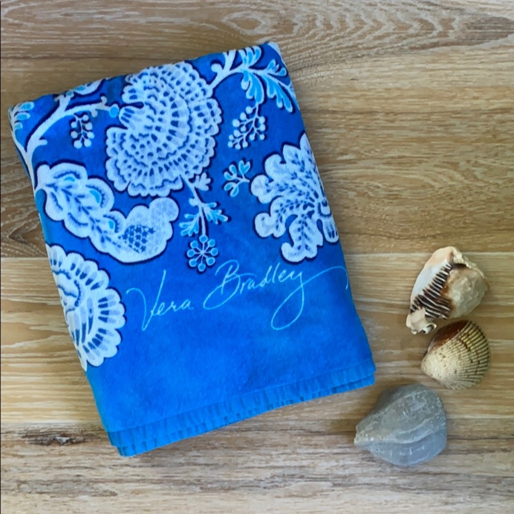 Rare! Vera Bradley Beach Towel “Blue Lagoon”